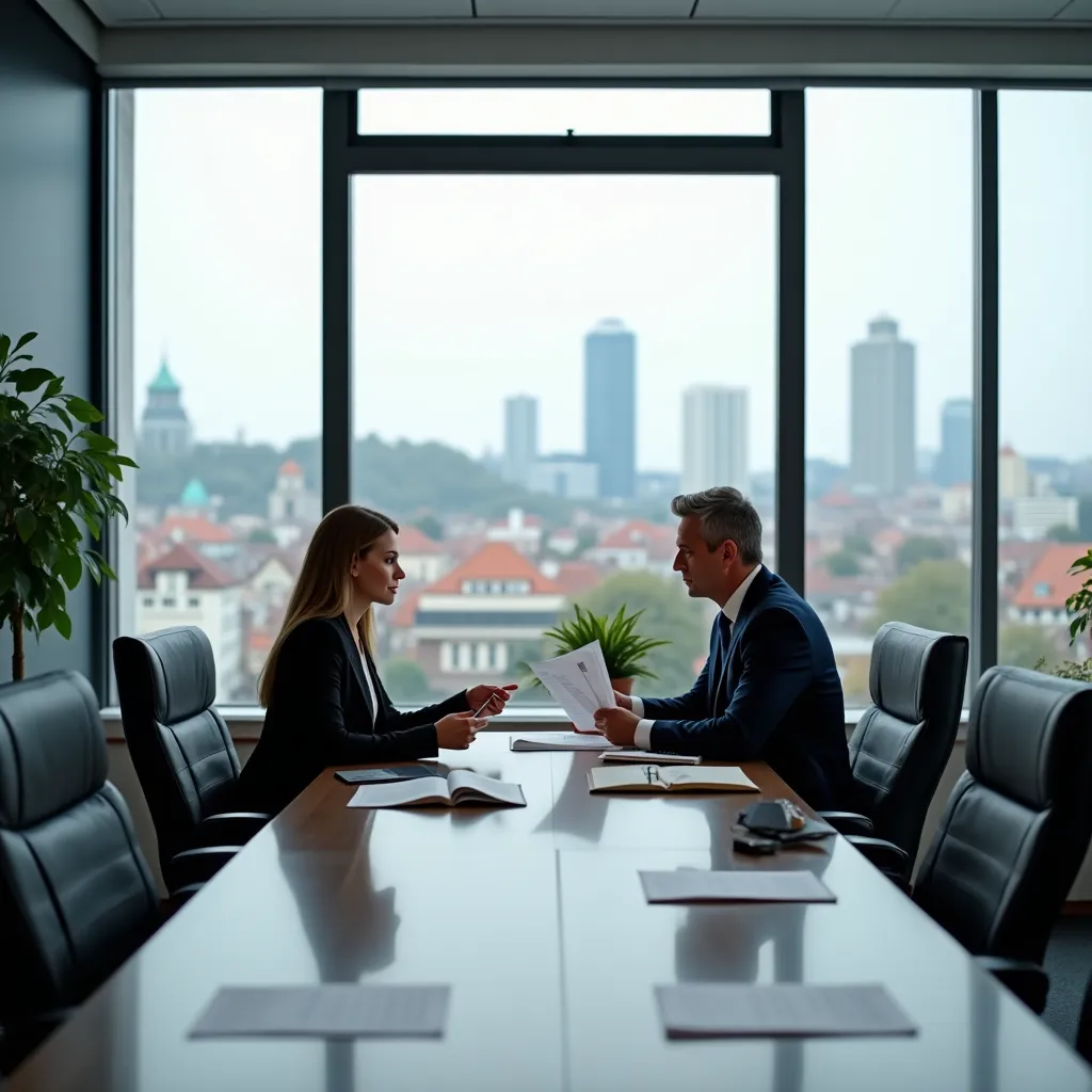Modern Slovak city with tourist services, WiFi zones and helpful amenities